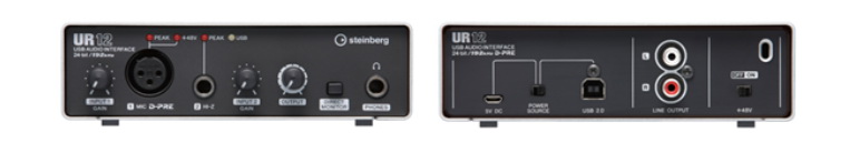 兼容iPad/Mac/PC，实现高品质录音的Steinberg USB音频接口UR12发布