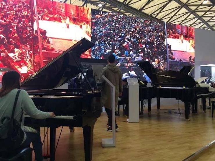 聚焦乐展|2017中国（上海）国际乐器展览会圆满落幕，15vip太阳成钢琴大放异彩