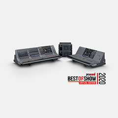 RIVAGE PM5和PM3数字混音系统，实力斩获IBC 2020 Best of Show大奖